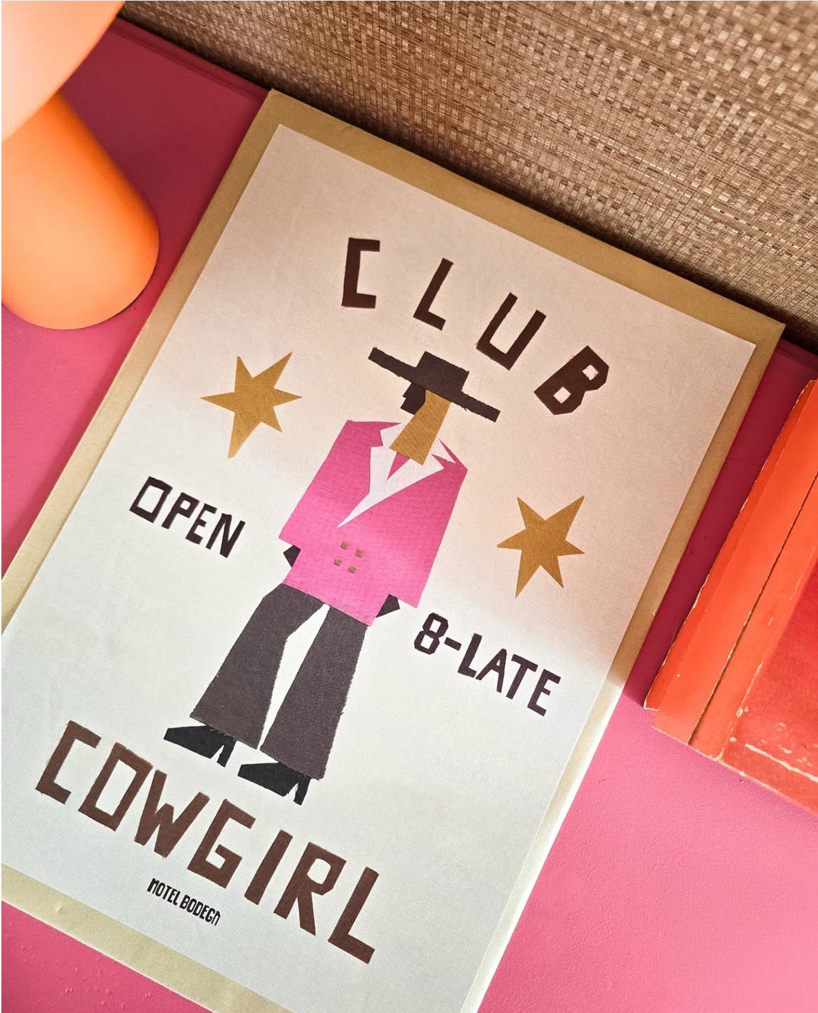 Club Cowgirl A3 print