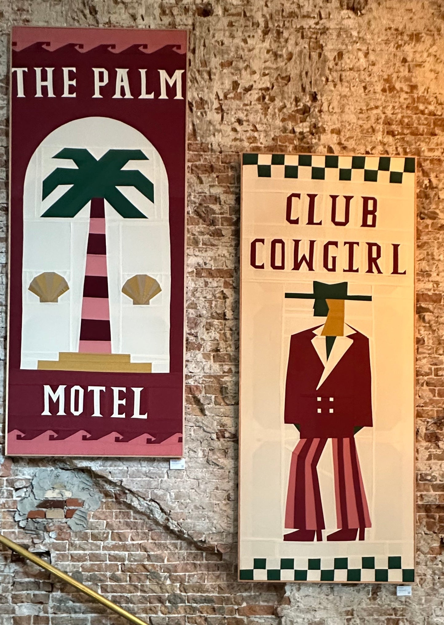 Club Cowgirl Original Quilted Artwork