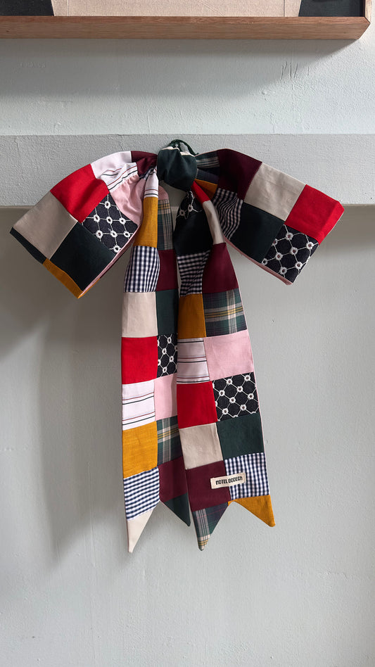 Festive Bow: Multicolour with Embroideries