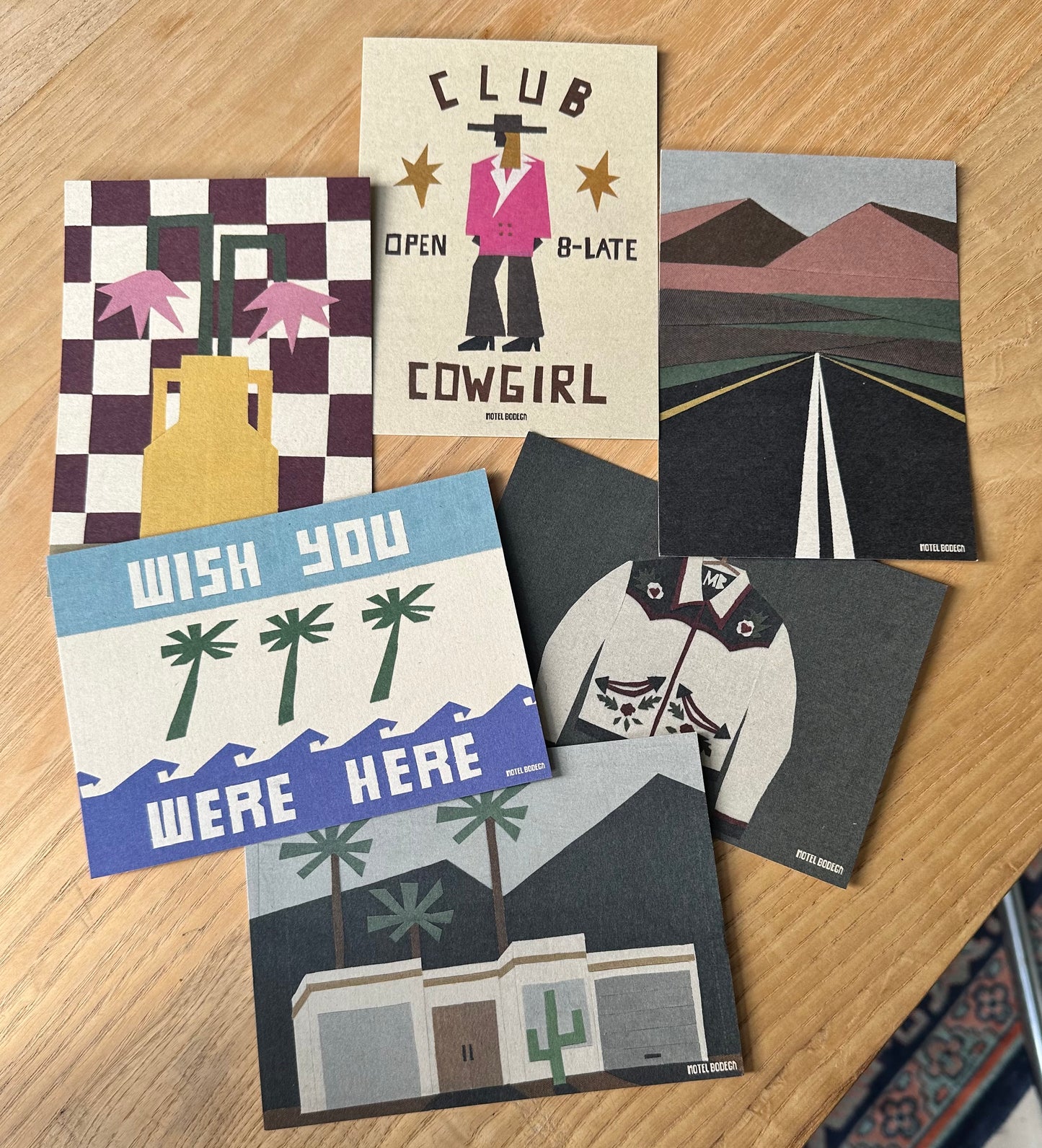 Motel Bodega Postcards