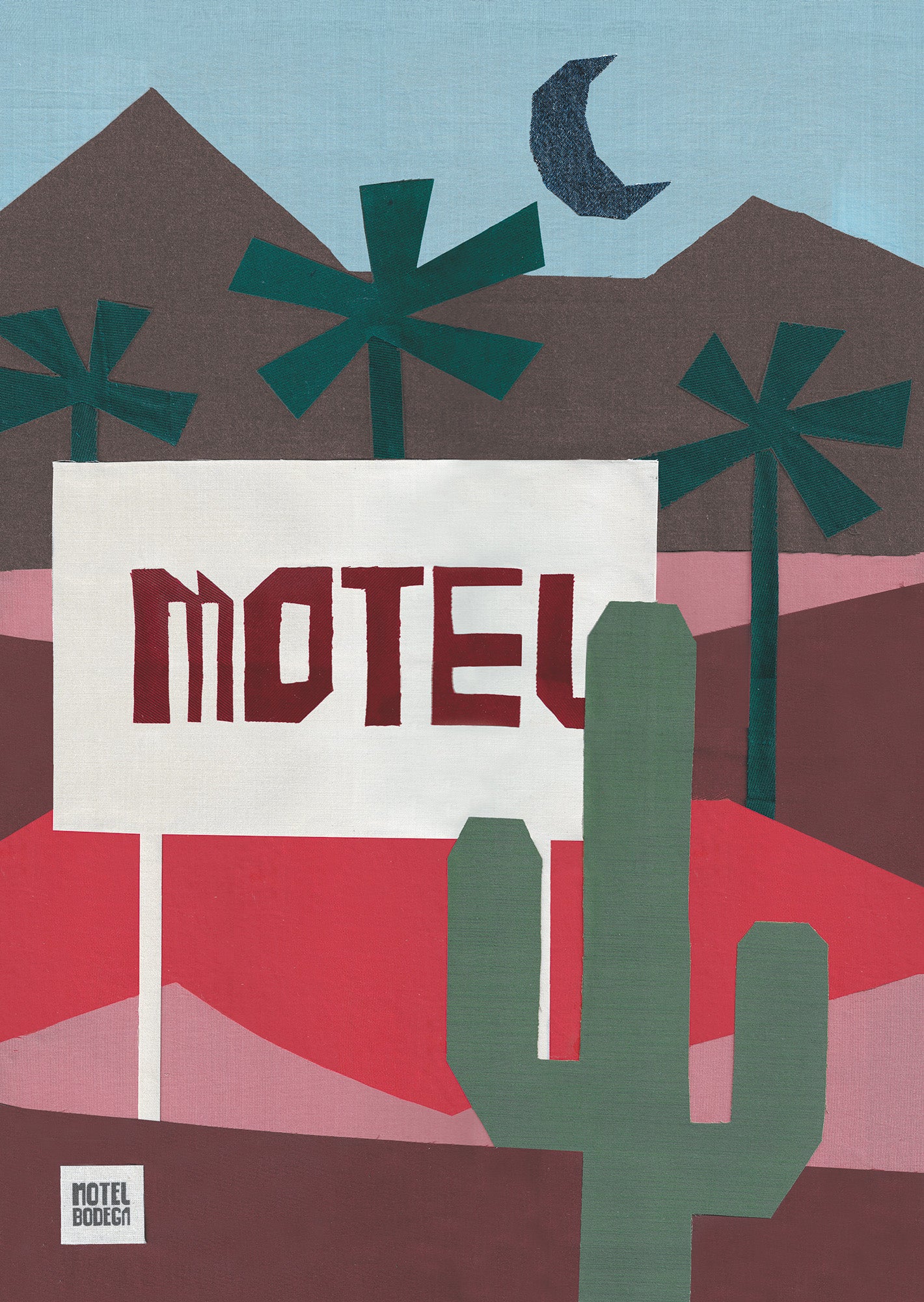 Motel Original Collage Artwork