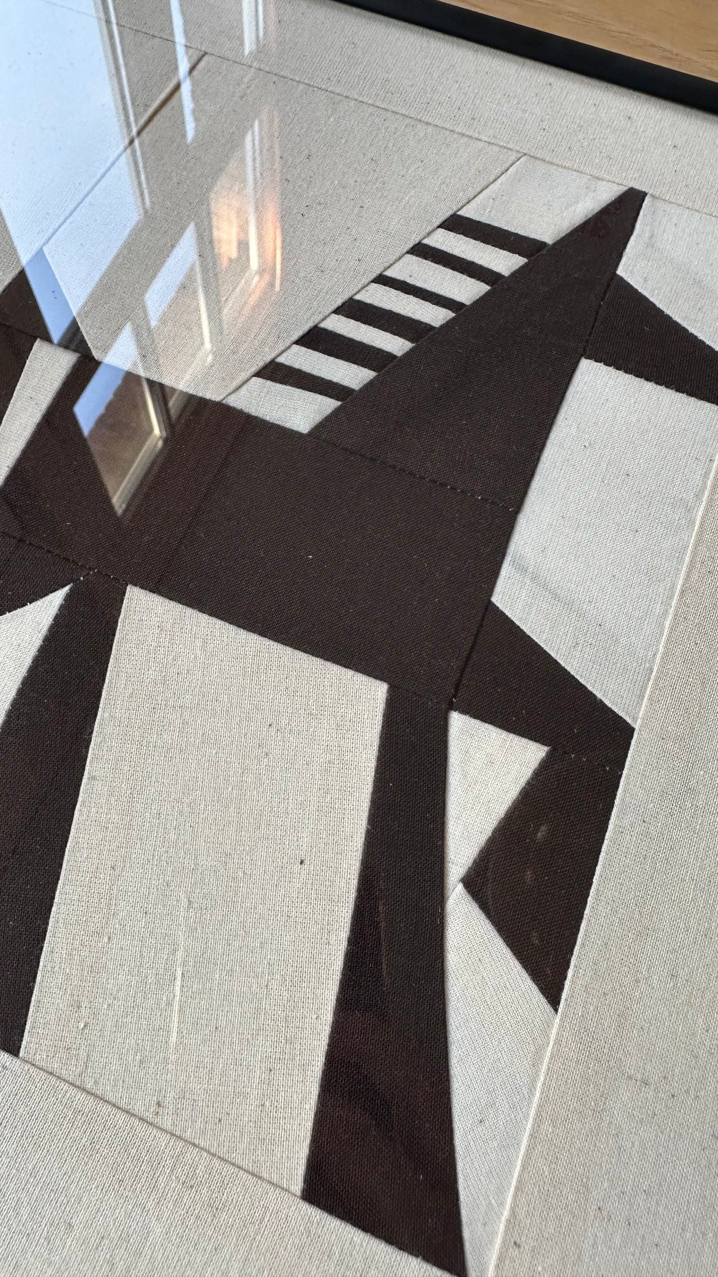 Horse Original Quilted Artwork in Frame