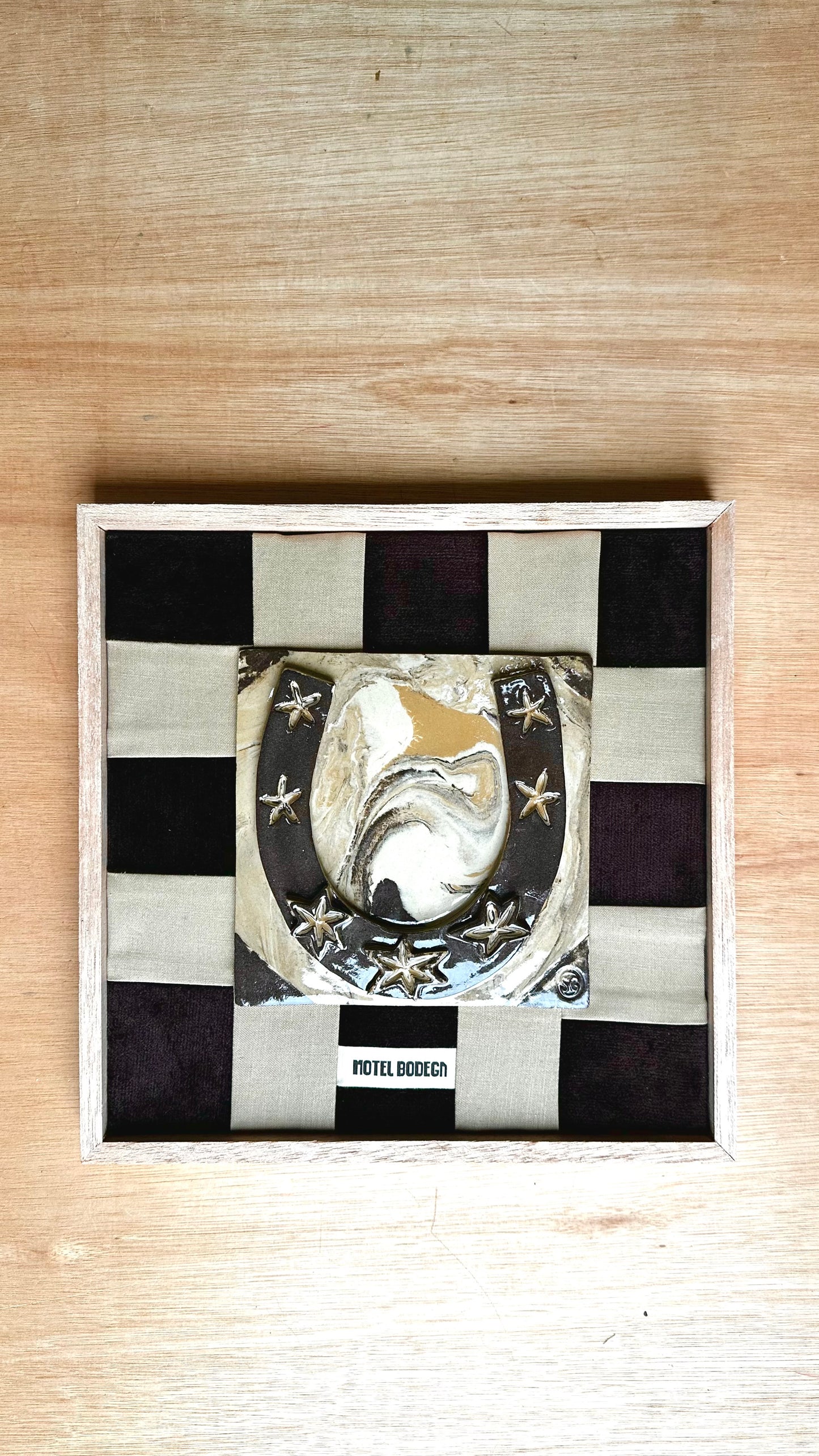 Motel Bodega x Selina Van Grondelle Horseshoe Ceramic Tile Artwork