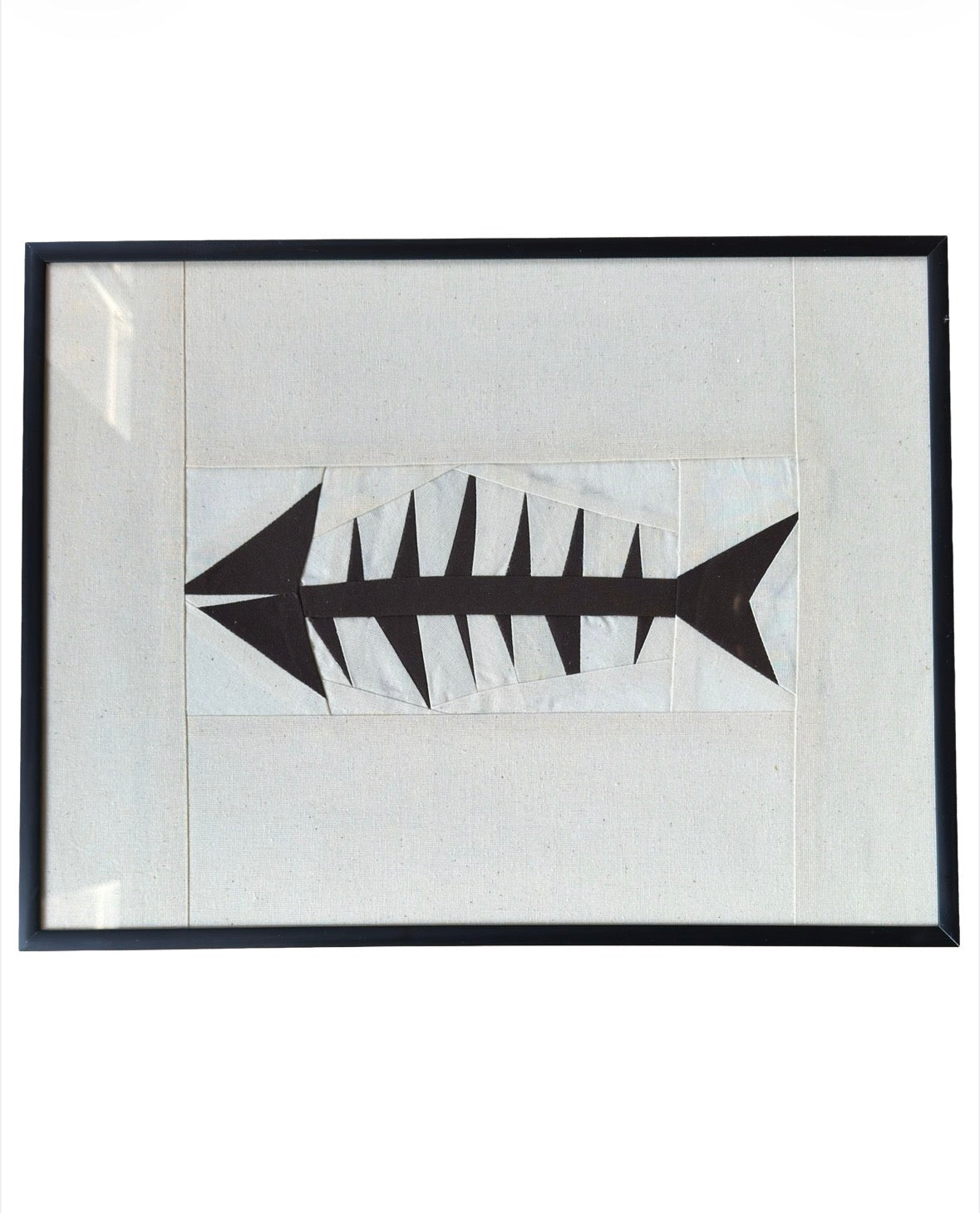Fish Original Quilted Artwork in Frame