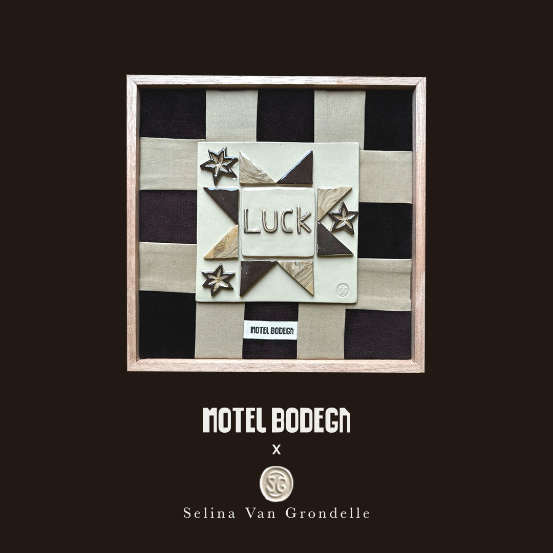 Motel Bodega x Selina Van Grondelle Luck Ceramic Tile Artwork