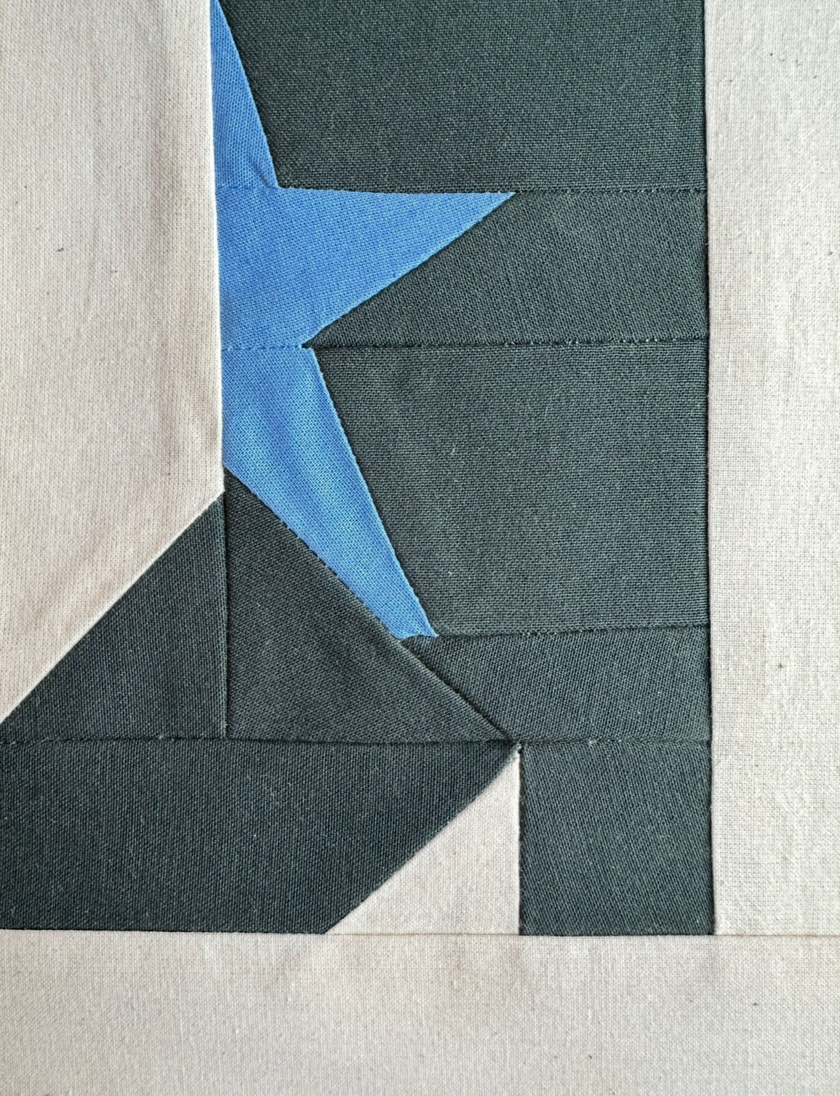 Cowboy Boot Quilted Artwork in Frame: Green/blue