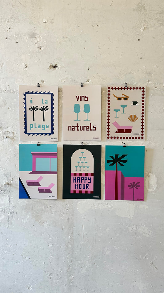 Happy Hour A3 Print