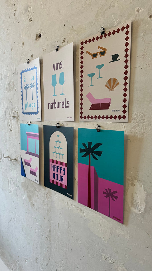 Happy Hour A3 Print