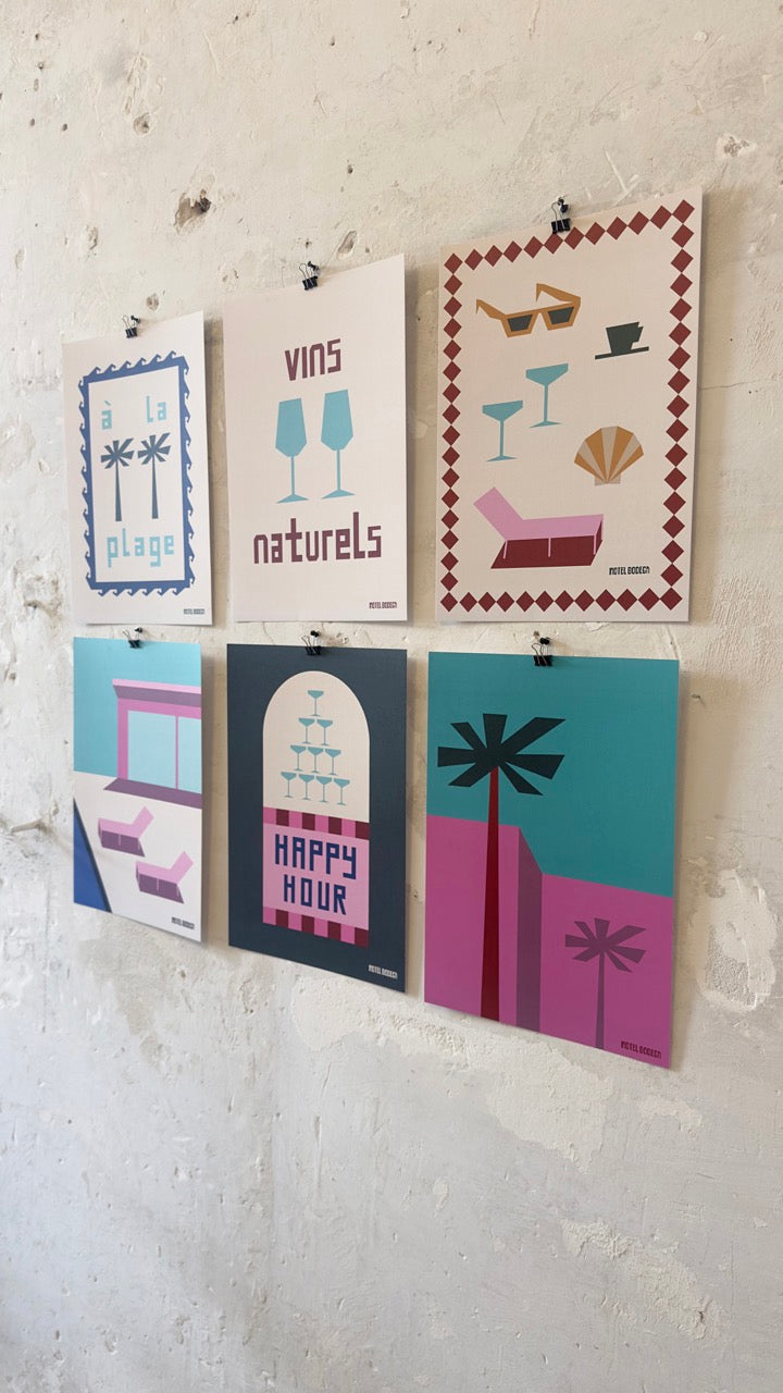 Beach Souvenirs A3 Print
