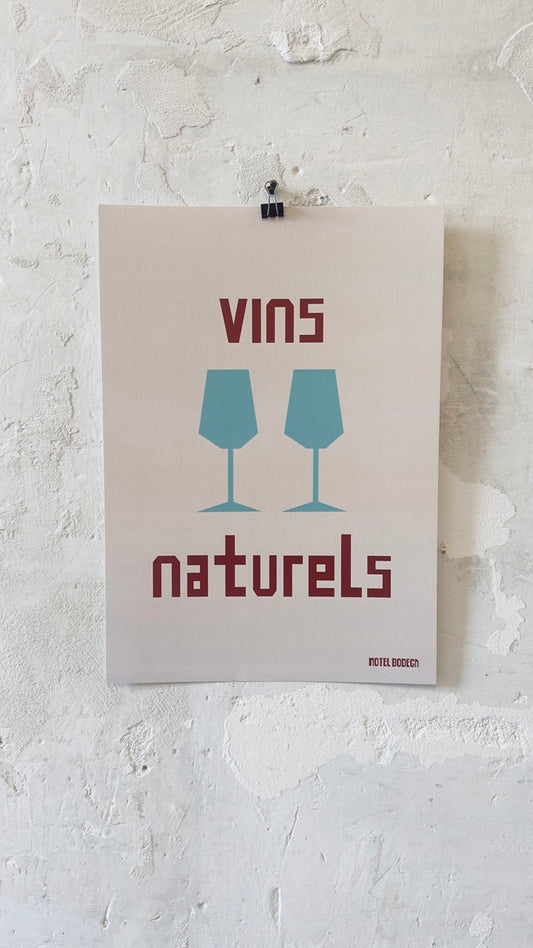 Vin Naturels A3 Print