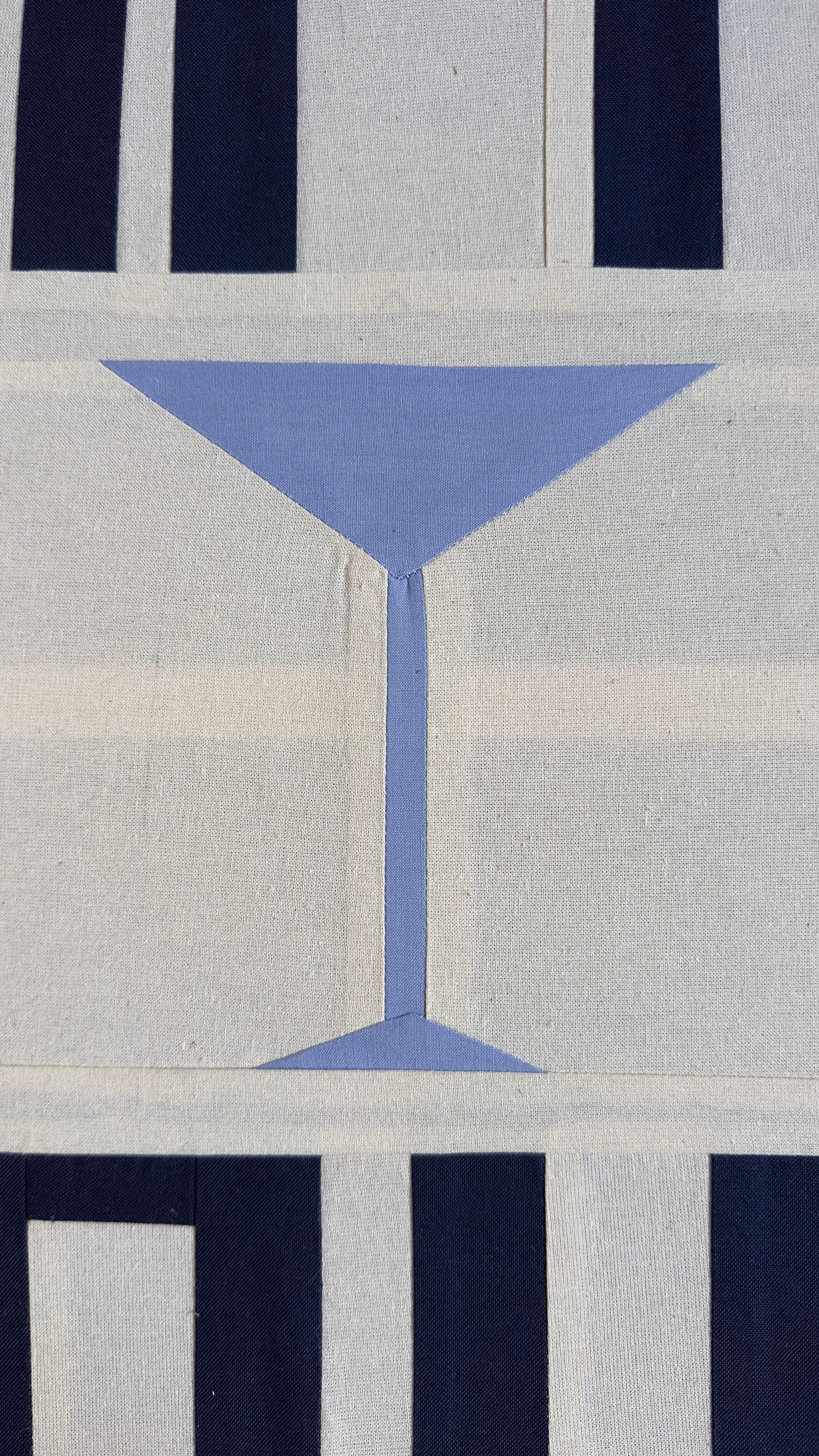 Happy Hour Original Quilted Artwork