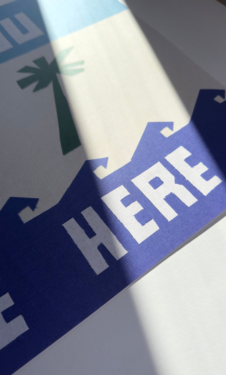 Wish You Were Here A3 Print
