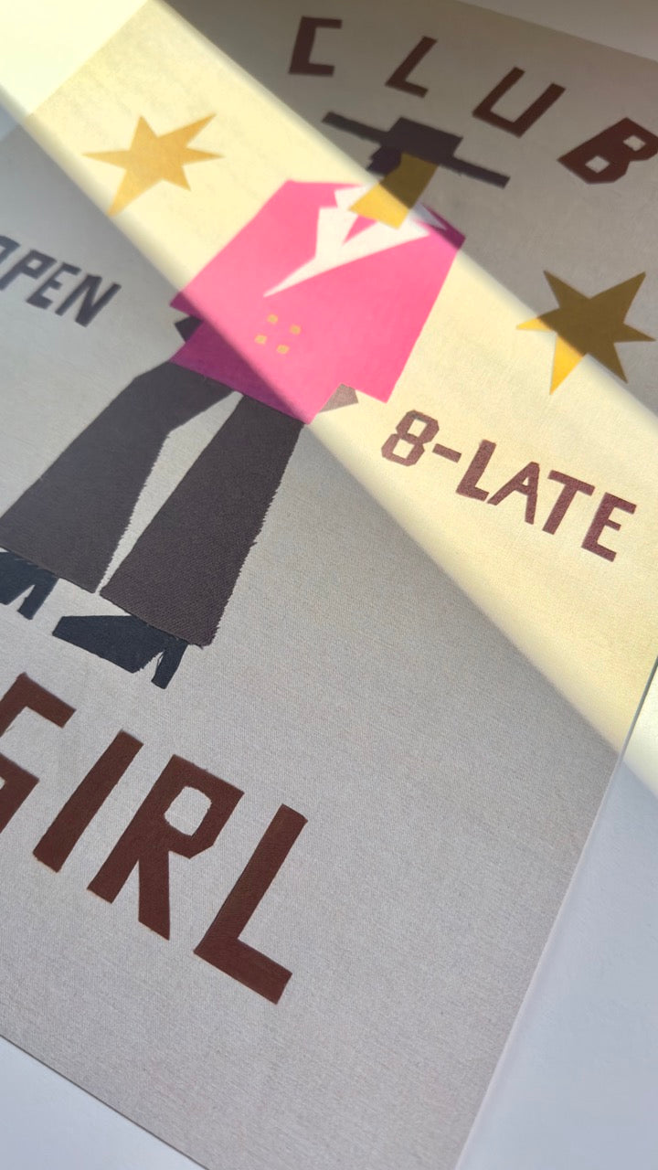 Club Cowgirl A3 print