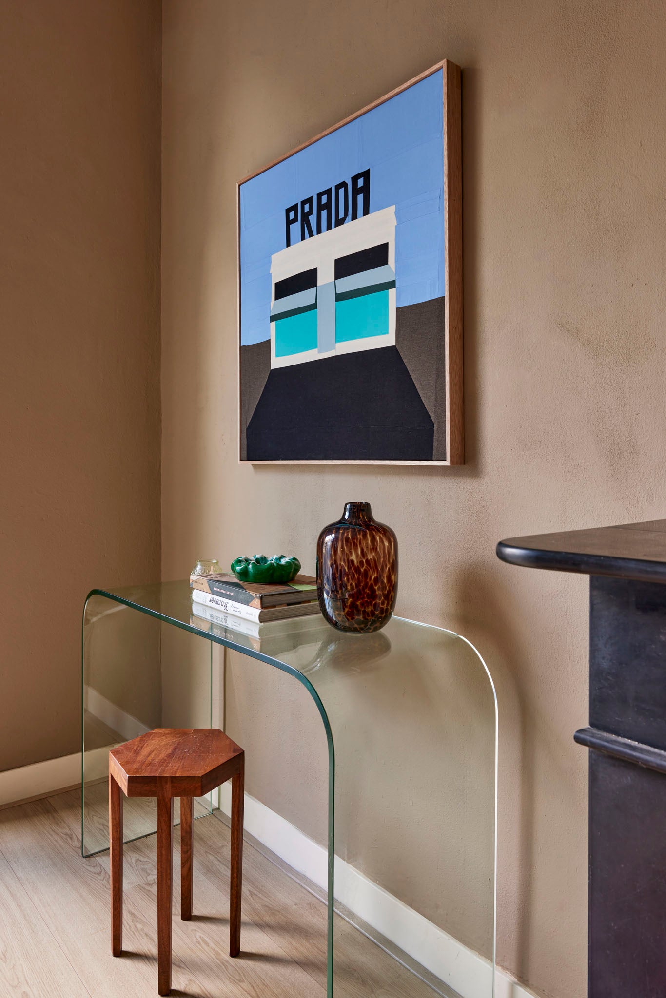 Prada Marfa Original Quilted Artwork