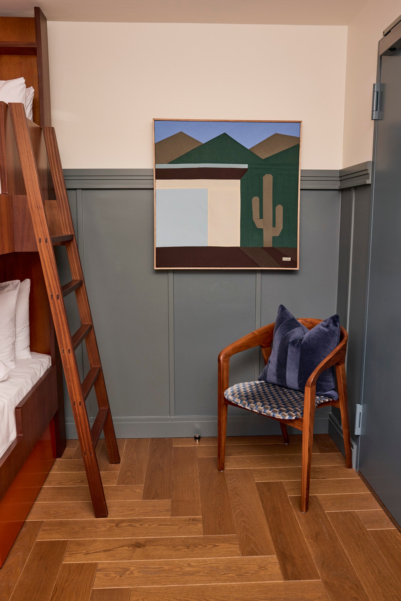Cactus House Original Quilted Artwork