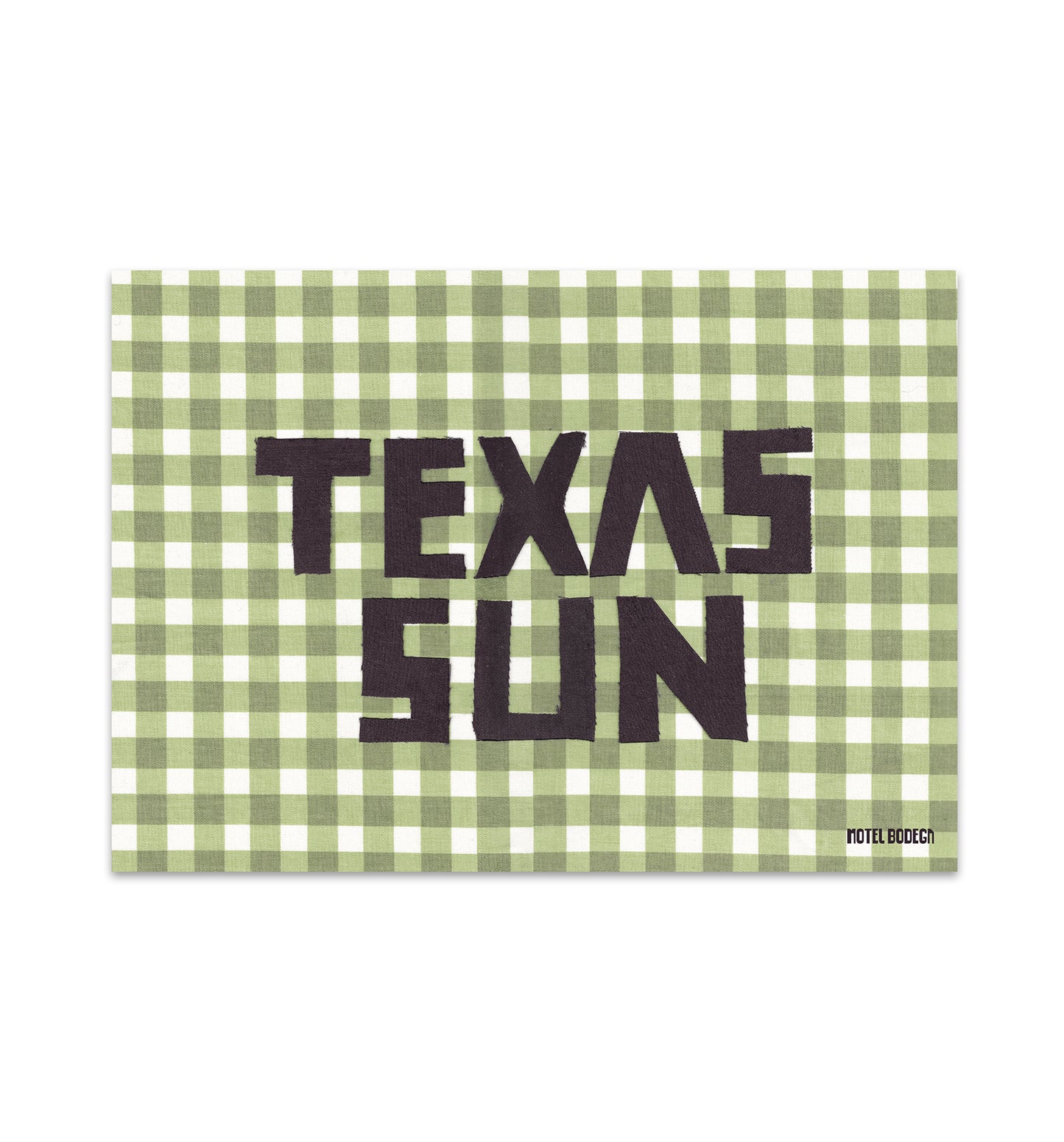 Texas Sun Collage Artwork in Frame