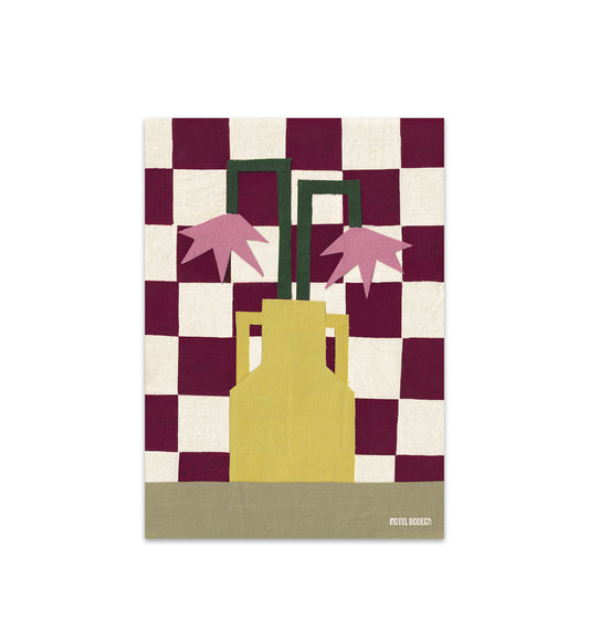 Vase with Flowers A3 Print