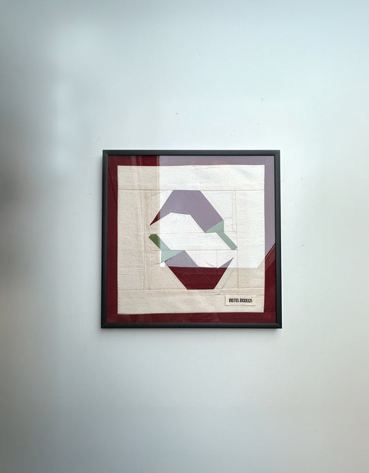 Chilli Original QUilted Artwork in Frame