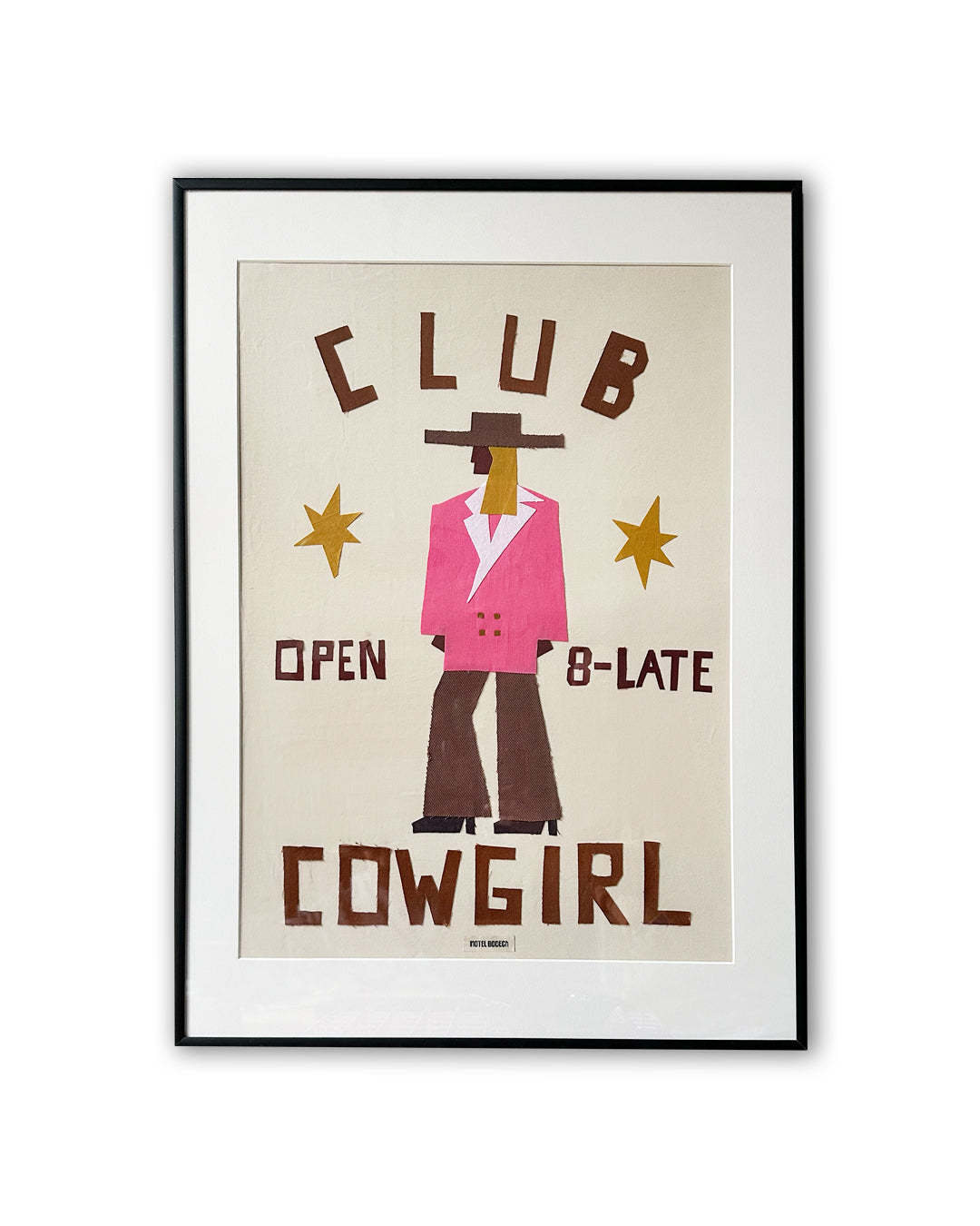 Club Cowgirl A3 print