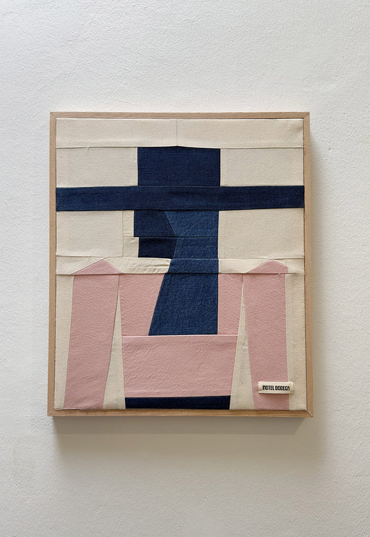 Denim Cowgirl Original Quilted Artwork