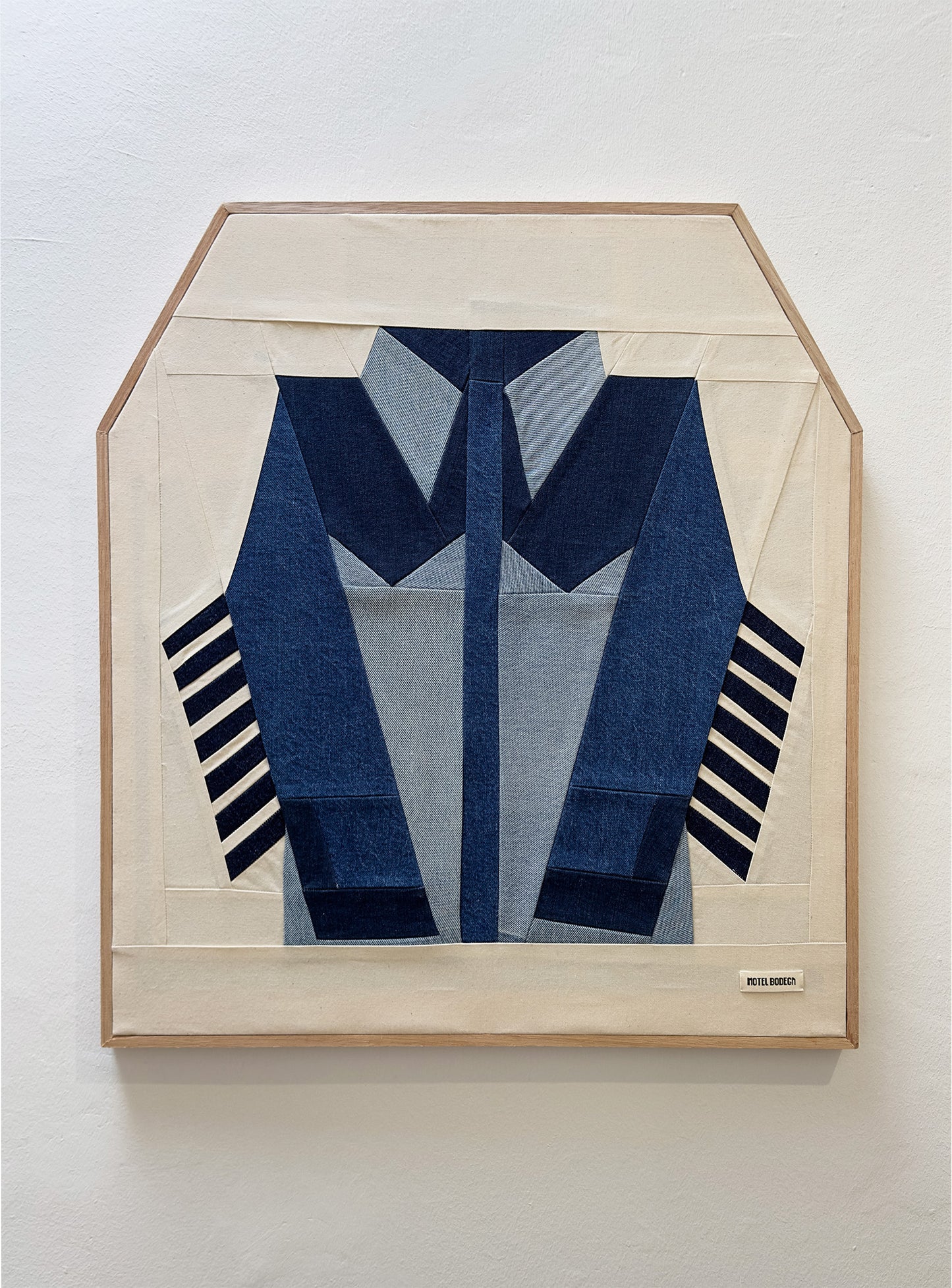 Denim Jacket Original Quilted Artwork