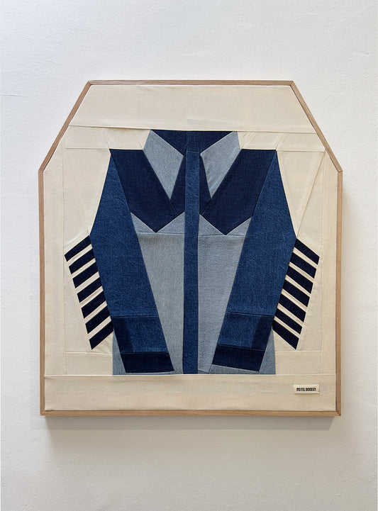 Denim Jacket Original Quilted Artwork