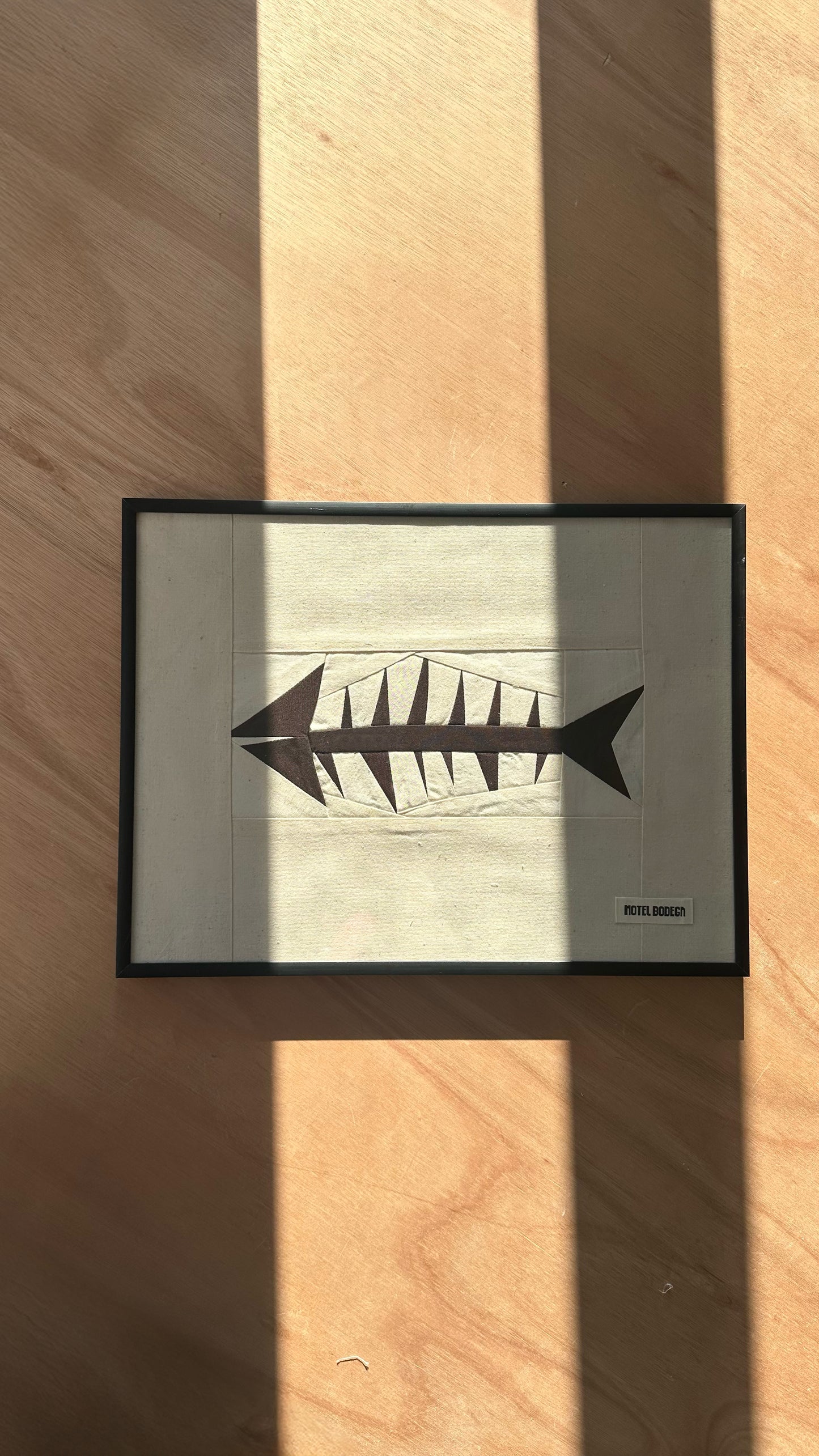 Fish Original Quilted Artwork in Frame