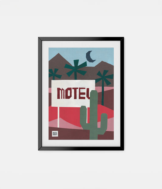 Motel Original Collage Artwork