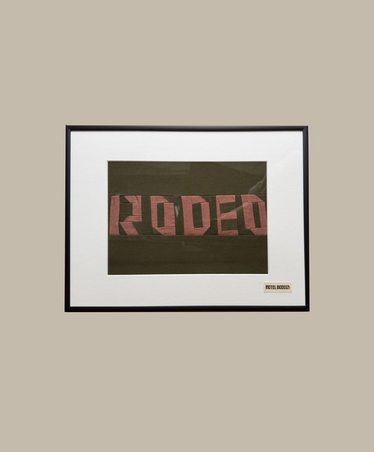 Rodeo Quilted Artwork in Frame