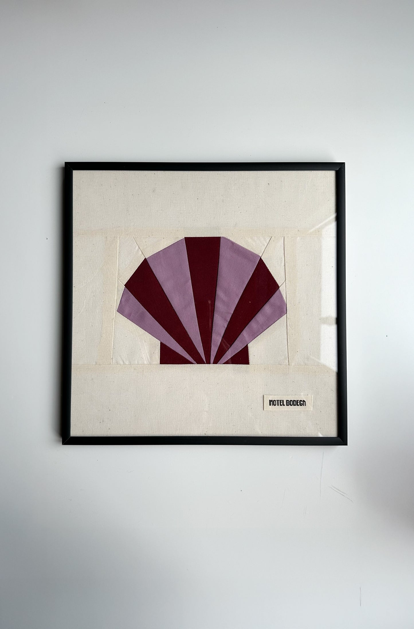 Shell 1 Original Quilted Artwork in Frame